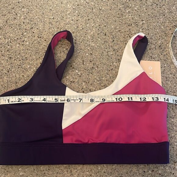 WILO THE LABEL Color Block Scoop Sports Bra *NEW* - Picture 8 of 9